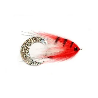 Paolo's Wiggle Tail White & Red - Your Premium Fishing Gear Store Rods Lines Baits Accessories* Fly Fishing