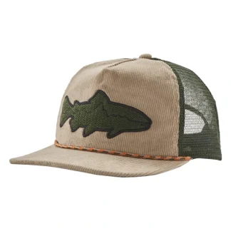 Patagonia Fly Catcher Hat Fitz Roy Trout: Seabird Grey - Your Premium Fishing Gear Store Rods Lines Baits Accessories* Fly Fishing
