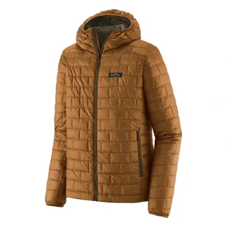 Patagonia Nano Puff Fitz Roy Trout Hoody Shelter Brown - Your Premium Fishing Gear Store Rods Lines Baits Accessories* Fishing Line