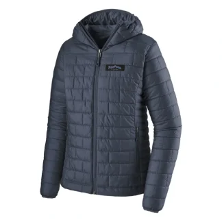 Patagonia Womens Nano Puff Fitz Roy Trout Hoody Smolder Blue - Your Premium Fishing Gear Store Rods Lines Baits Accessories* Fishing Line