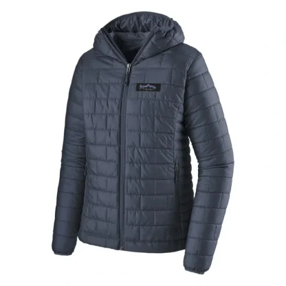 Patagonia Womens Nano Puff Fitz Roy Trout Hoody Smolder Blue - Your Premium Fishing Gear Store Rods Lines Baits Accessories* Fishing Line