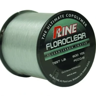 P-Line Floroclear Fluorocarbon Coated Mono Line 6lb 600yds - Your Premium Fishing Gear Store Rods Lines Baits Accessories* Fishing Line
