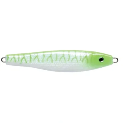 P-Line Halibut Drop Jig 11 oz, Glow Green Tiger - Your Premium Fishing Gear Store Rods Lines Baits Accessories* Bait