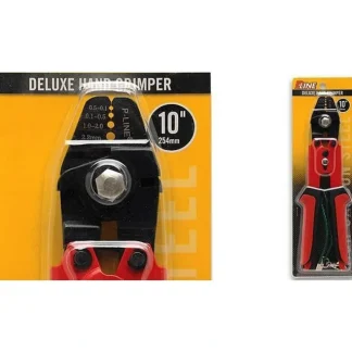 P-Line Hand Crimper Hypolon Grip Carbon Steel Head - Your Premium Fishing Gear Store Rods Lines Baits Accessories* Fishing Line