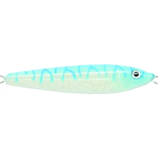 P-Line Laser Minnow Jig 1oz D-Glow/Blue Tiger - Your Premium Fishing Gear Store Rods Lines Baits Accessories* Fishing Line
