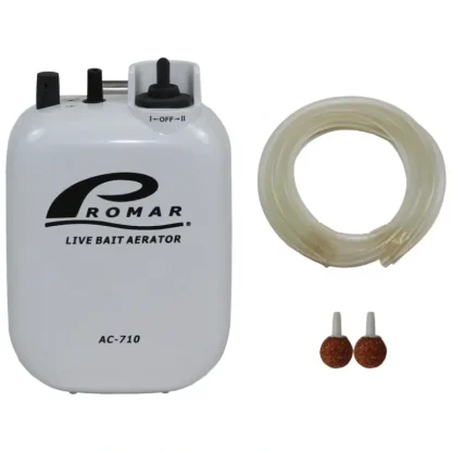 Promar 2 Speed Bait Aerator Live Bait Minnow Keeper White AC-710 - Your Premium Fishing Gear Store Rods Lines Baits Accessories* Bait