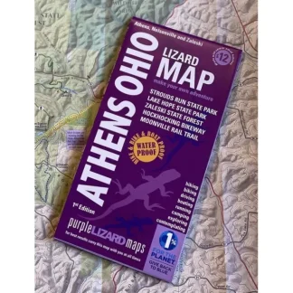 Purple Lizard Map - Athens Ohio 1st Edition - Your Premium Fishing Gear Store Rods Lines Baits Accessories* Fishing Line