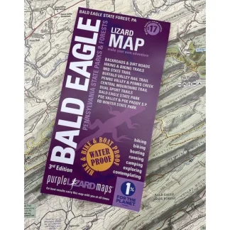 Purple Lizard Map - Bald Eagle 4th Edition - Your Premium Fishing Gear Store Rods Lines Baits Accessories* Fishing Line