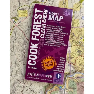 Purple Lizard Map - Cook Forest/Clear Creek - Your Premium Fishing Gear Store Rods Lines Baits Accessories* Fishing Line