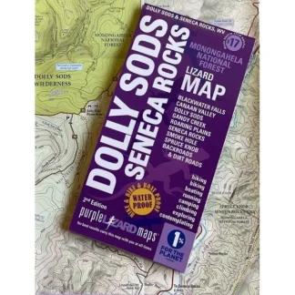 Purple Lizard Map - Dolly Sods/Seneca Rocks 2nd Edition - Your Premium Fishing Gear Store Rods Lines Baits Accessories* Fishing Line