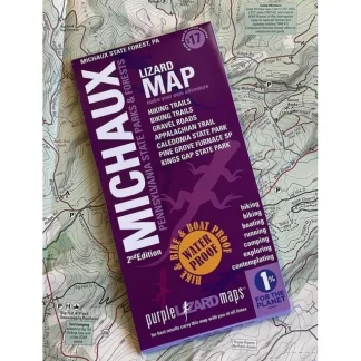 Purple Lizard Map - Michaux 2nd Edition - Your Premium Fishing Gear Store Rods Lines Baits Accessories* Fishing Line