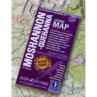 Purple Lizard Map - Moshannon & Quehanna 2nd Edition - Your Premium Fishing Gear Store Rods Lines Baits Accessories* Fishing Line