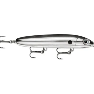 Rapala Skitter V 13 Topwater Floating, 5-1/4", 1oz, Pure Chrome - Your Premium Fishing Gear Store Rods Lines Baits Accessories* Bait