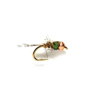 Riffle Nymph Copper Tungsten Beadhead - Your Premium Fishing Gear Store Rods Lines Baits Accessories* Fly Fishing