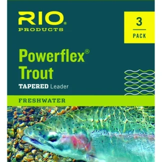 Rio Powerflex Tapered Leader 3-Pack - Your Premium Fishing Gear Store Rods Lines Baits Accessories* Fishing Line