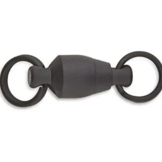 Sampo Ball Bearing Swivel w/ Split Rings, Black, Size 2 - Your Premium Fishing Gear Store Rods Lines Baits Accessories* Bait
