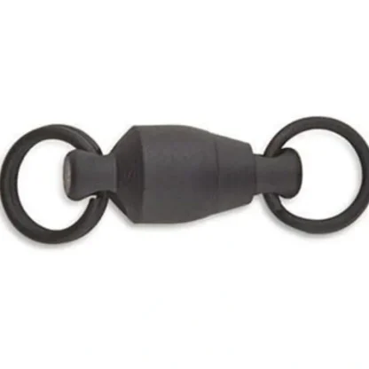 Sampo Ball Bearing Swivel w/ Split Rings, Black, Size 2 - Your Premium Fishing Gear Store Rods Lines Baits Accessories* Bait