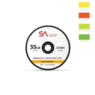 Scientific Anglers Absolute Shooting Line Flat - Your Premium Fishing Gear Store Rods Lines Baits Accessories* Fishing Line