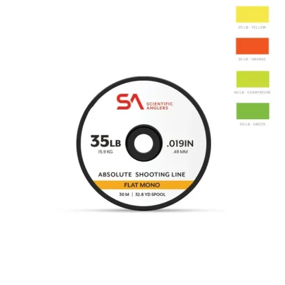 Scientific Anglers Absolute Shooting Line Flat - Your Premium Fishing Gear Store Rods Lines Baits Accessories* Fishing Line
