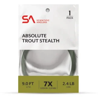 Scientific Anglers Absolute Trout Stealth Leader 9' Single - Your Premium Fishing Gear Store Rods Lines Baits Accessories* Fishing Line