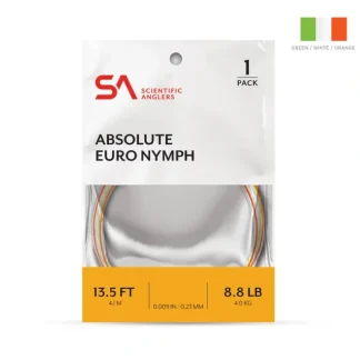 Scientific Anglers Absolute Euro Nymph 4X - 13.5' Leader - Your Premium Fishing Gear Store Rods Lines Baits Accessories* Fishing Line