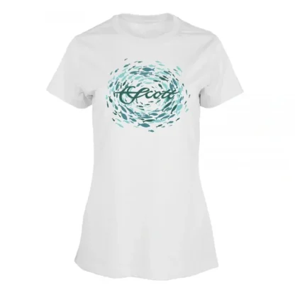 Scott Fly Rods Women's School of Fish SS T-Shirt - Your Premium Fishing Gear Store Rods Lines Baits Accessories* Fishing Line