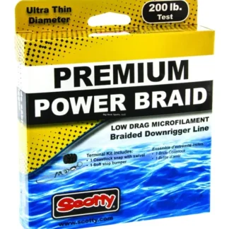 Scotty 2701K Premium Braided Downrigger Line 200Lb 300Ft Spool - Your Premium Fishing Gear Store Rods Lines Baits Accessories* Fishing Line