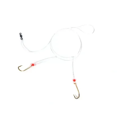 Sea Striker Porgy Hi-Lo Rig, Red Beads Sz 2 Gold Bait Holder - Your Premium Fishing Gear Store Rods Lines Baits Accessories* Bait