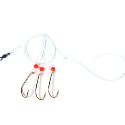 Sea Striker Sea Bass Hi-Lo Rig, 3 - 3/0 Gold Bait Holder - Your Premium Fishing Gear Store Rods Lines Baits Accessories* Bait