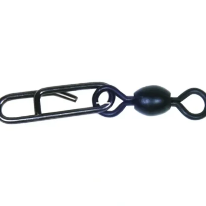 Sea Striker Stainless Fast Snap with KROK Swivel, 50lb, 5pk, Black - Your Premium Fishing Gear Store Rods Lines Baits Accessories* Fishing Line
