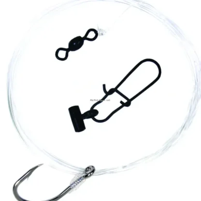 Sea Striker Striper Eel Rig, 6/0 Live Bait Hook, Barrel Swivel, Sinker Slide - Your Premium Fishing Gear Store Rods Lines Baits Accessories* Bait