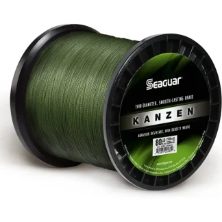 Seaguar Kanzen Braid Fishing Line, 10lb, 2500yd Spool, Green - Your Premium Fishing Gear Store Rods Lines Baits Accessories* Fishing Line