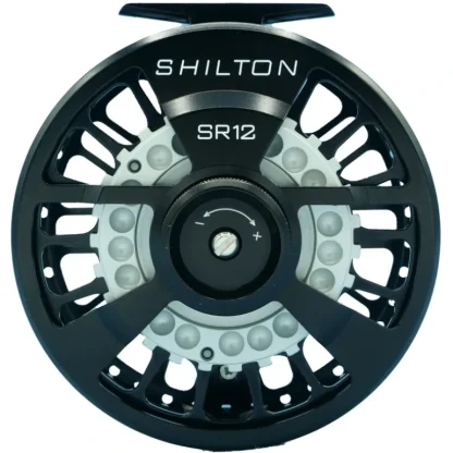 Shilton SR12 (12-14wt) Reel Black - Your Premium Fishing Gear Store Rods Lines Baits Accessories* Fishing Line