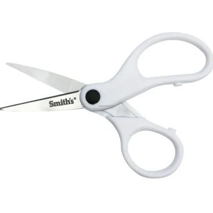 Smith's Stainless Scissors, White, 3" - Your Premium Fishing Gear Store Rods Lines Baits Accessories* Fishing Line