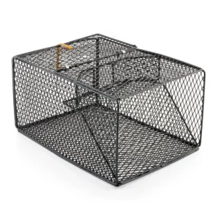 South Bend SBCD-2369 Black Vinyl Coated Steel Wire Crawdad Trap - Your Premium Fishing Gear Store Rods Lines Baits Accessories* Bait