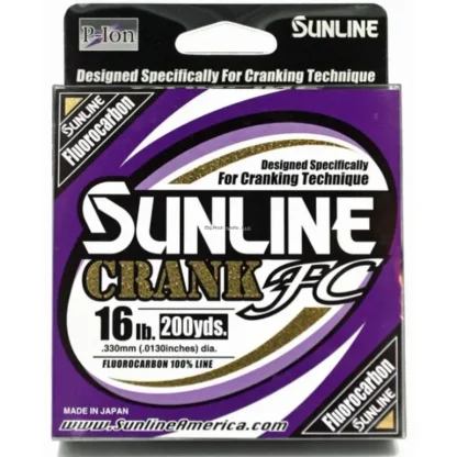 Sunline Crank FC 100% Fluorocarbon Line 16lb 660yd Clear P-Ion Technology - Your Premium Fishing Gear Store Rods Lines Baits Accessories* Bait