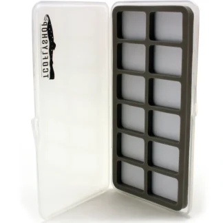 TCO Fly Box - Slim box Tall 12 Compartment - Your Premium Fishing Gear Store Rods Lines Baits Accessories^ Discount
