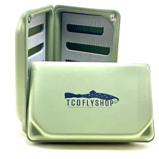 TCO Fly Box - Standard olive green EVA fly box - Your Premium Fishing Gear Store Rods Lines Baits Accessories^ Flash Sale