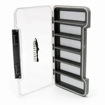 TCO Fly Box - Waterproof thin box 6 Compartment - Your Premium Fishing Gear Store Rods Lines Baits Accessories^ Clearance