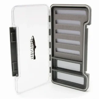 TCO Fly Box - Waterproof Thin box foam/2 compartment - Your Premium Fishing Gear Store Rods Lines Baits Accessories^ Fashion