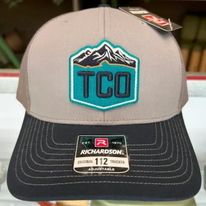 TCO Fly Shop Hat Low Pro Trucker - 3D Crest Logo - Your Premium Fishing Gear Store Rods Lines Baits Accessories^ Cheap