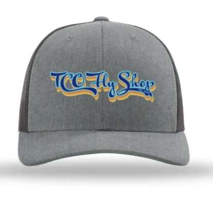 TCO Fly Shop Hat Low Pro Trucker - Retro Logo - Your Premium Fishing Gear Store Rods Lines Baits Accessories^ Flash Sale