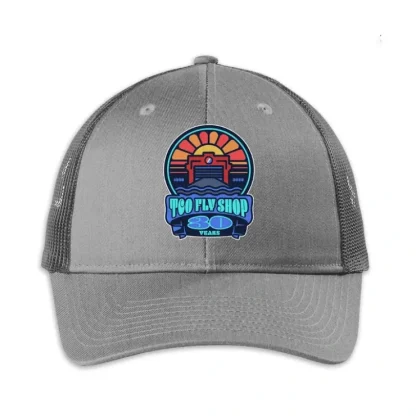 TCO Fly Shop Hat 30th Anniversary Trucker - Your Premium Fishing Gear Store Rods Lines Baits Accessories^ Clearance