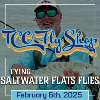 TCO Fly Tying Class: Saltwater Flats Flies with Bob Palmer - Your Premium Fishing Gear Store Rods Lines Baits Accessories^ Cheap