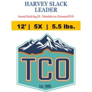 TCO Hand Tied Harvey Slack Leader 12' 5X - Your Premium Fishing Gear Store Rods Lines Baits Accessories^ Clearance