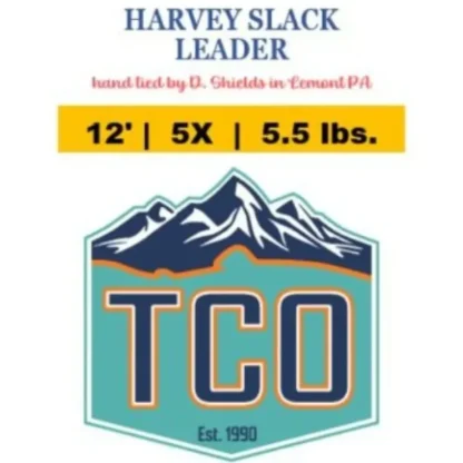 TCO Hand Tied Harvey Slack Leader 12' 5X - Your Premium Fishing Gear Store Rods Lines Baits Accessories^ Clearance