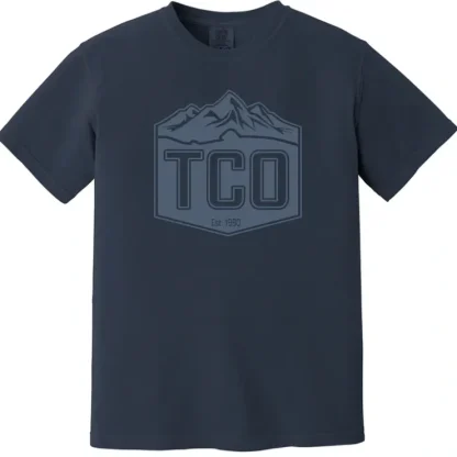 TCO Logo T-Shirt - Fish Mountain Acid Crest - Your Premium Fishing Gear Store Rods Lines Baits Accessories^ Shop