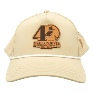40th Logo 5 Panel Performance Hat Desert w/White Rope - Your Premium Fishing Gear Store Rods Lines Baits Accessories^ Shop