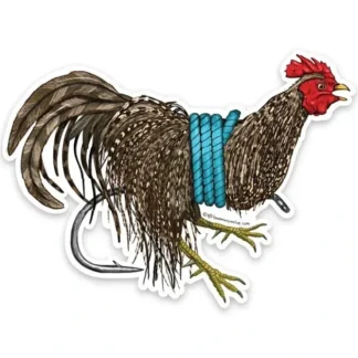 Tied Rooster Hackle Sticker - Your Premium Fishing Gear Store Rods Lines Baits Accessories^ Cheap