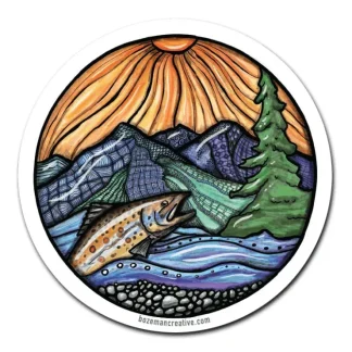 Trout Creative Sticker - Your Premium Fishing Gear Store Rods Lines Baits Accessories^ Best
